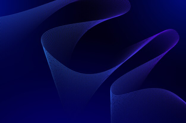 Fondo de ondas de partículas de gradiente