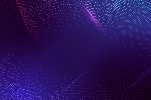 Fondo de ondas de partículas de gradiente