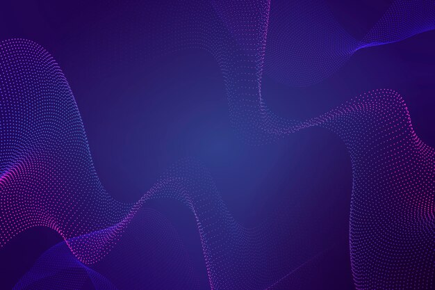 Fondo de ondas de partículas de gradiente