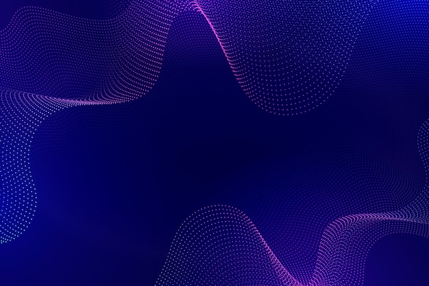 Fondo de ondas de partículas de gradiente