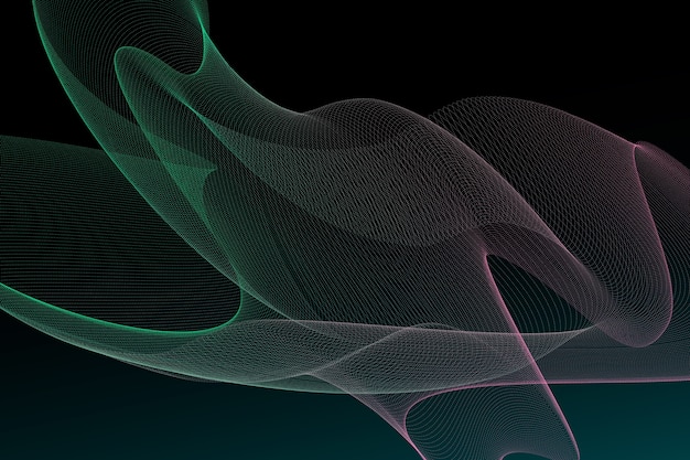 Fondo de ondas de partículas de gradiente
