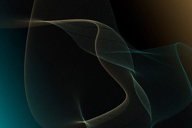 Fondo de ondas de partículas de gradiente