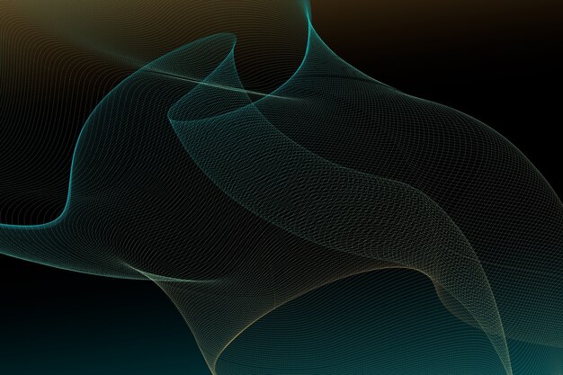 Fondo de ondas de partículas de gradiente