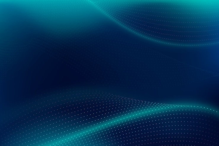 Vector gratuito fondo de ondas de partículas de gradiente