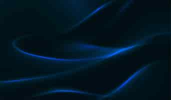 Vector gratuito fondo ondulado abstracto de terciopelo azul sobre un fondo oscuro