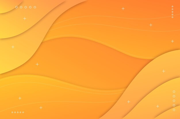 Fondo ondulado amarillo degradado