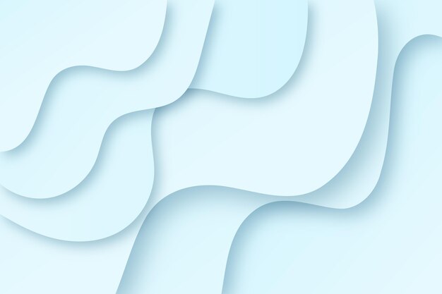 Fondo ondulado azul claro estilo papel