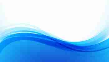 Vector gratuito fondo ondulado azul curva suave