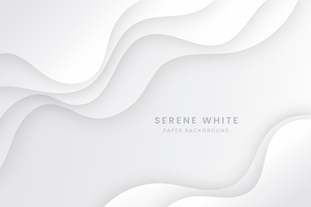 Fondo ondulado blanco estilo papel