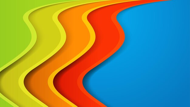 Fondo ondulado de colores abstractos