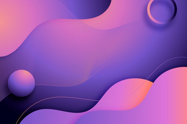 Fondo ondulado degradado fluido