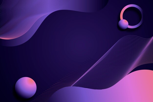 Fondo ondulado degradado fluido
