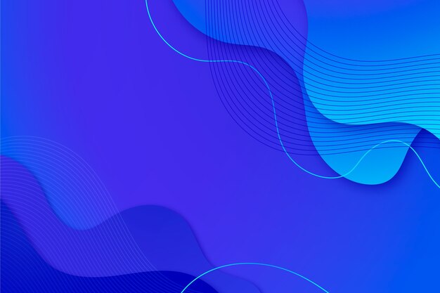 Fondo ondulado dinámico de gradiente