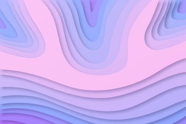 Fondo ondulado de estilo papel