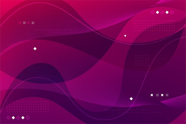 Fondo ondulado en gradiente