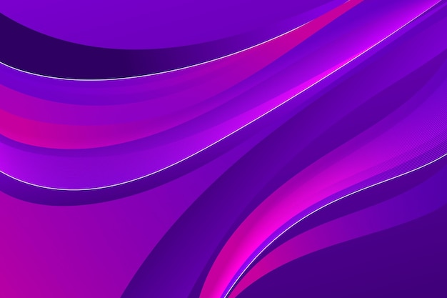 Vector gratuito fondo ondulado morado degradado