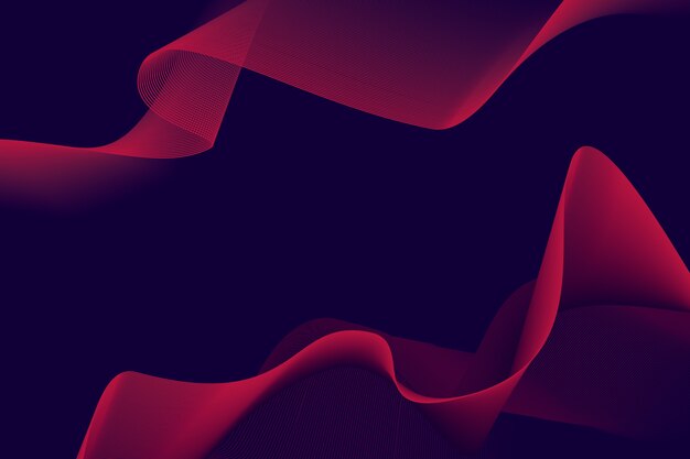 Fondo ondulado oscuro dinámico