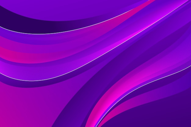 Fondo ondulado púrpura en gradiente