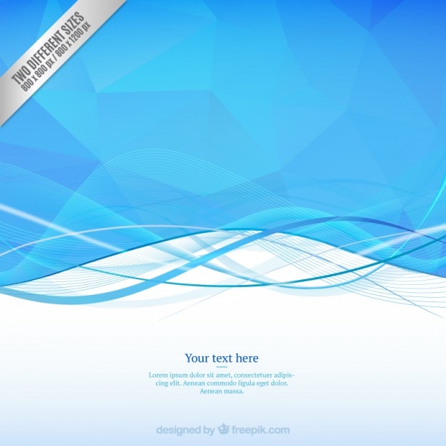 Vector gratuito fondo ondulado en tonos azules