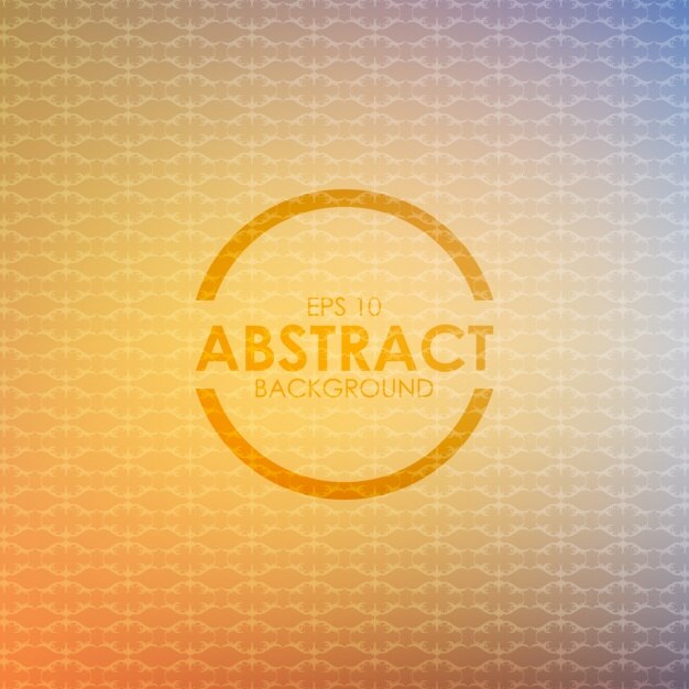 Fondo ornamental abstracto naranja