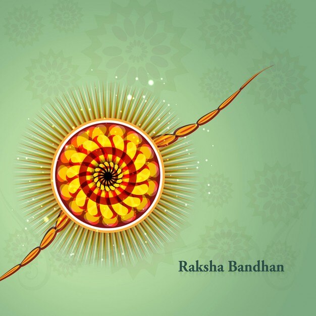 Fondo ornamental raksha bandhan