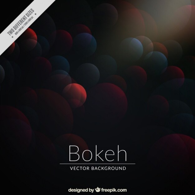 Fondo oscuro bokeh 