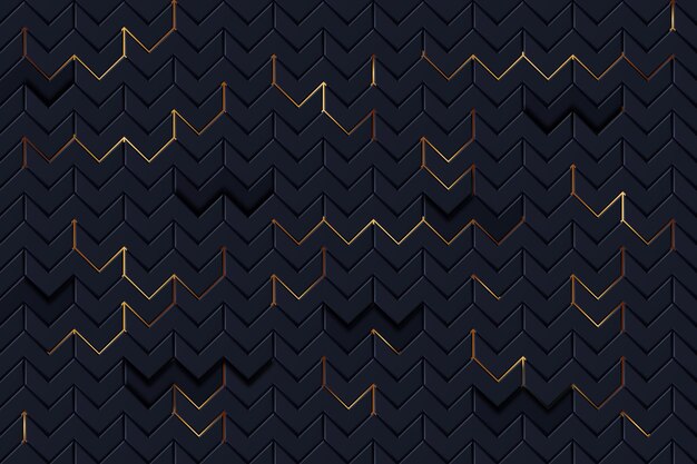 Fondo oscuro con detalles dorados
