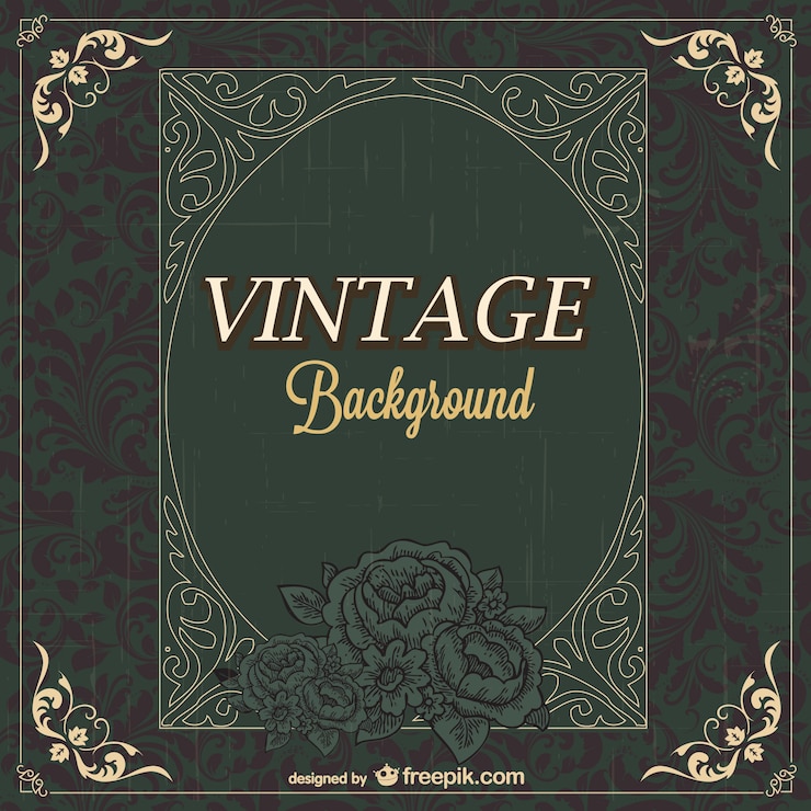 Vector gratuito fondo oscuro vintage