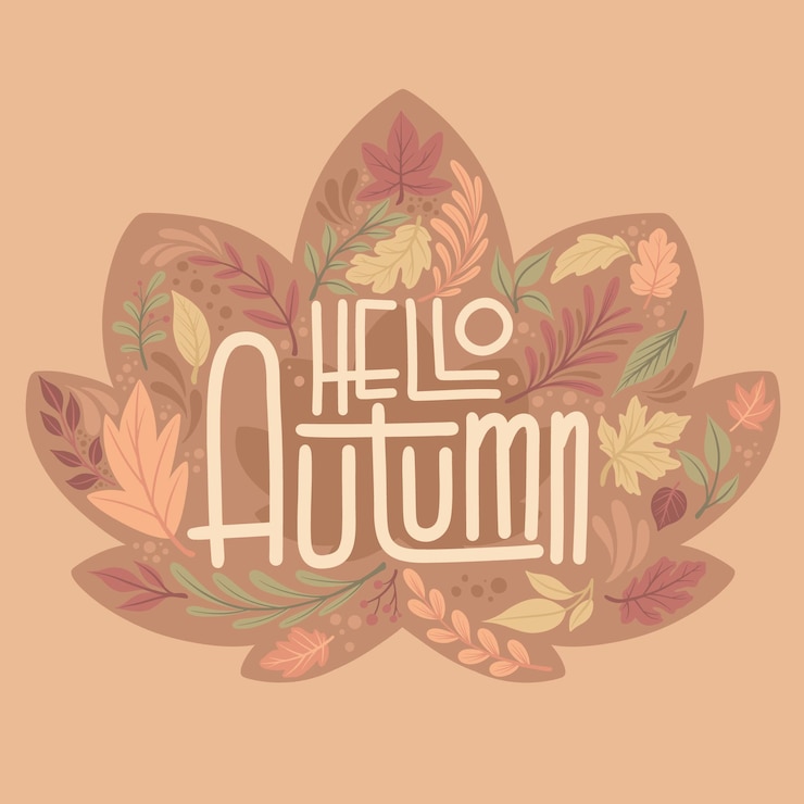 Vector gratuito fondo de otoño dibujado a mano