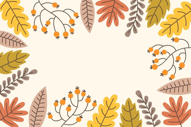 Fondo de otoño
