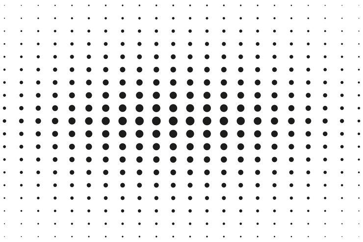 Vector gratuito fondo ovalado de puntos negros
