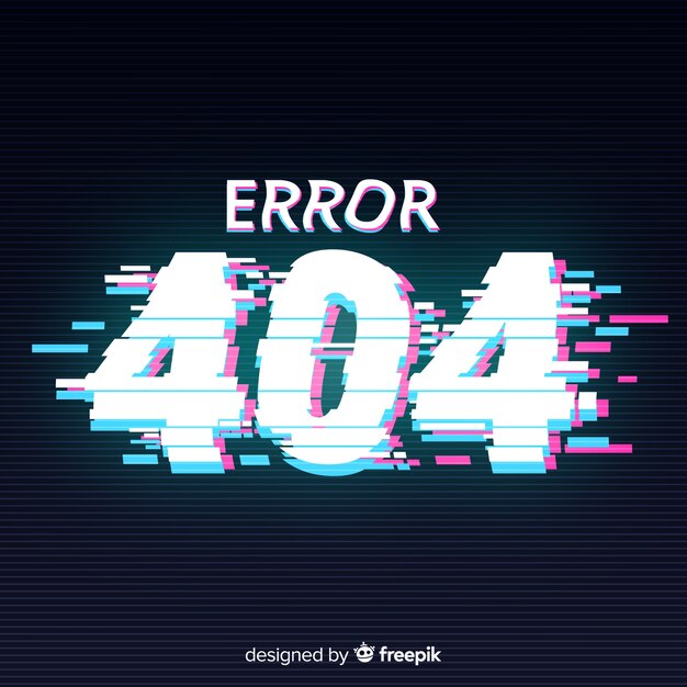 Fondo página error 404 en fallo técnico
