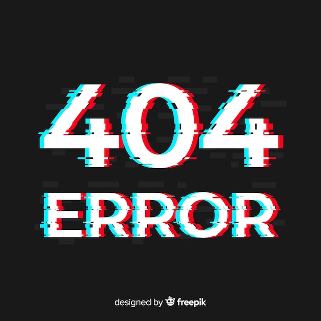 Fondo página de error 404 en fallo técnico