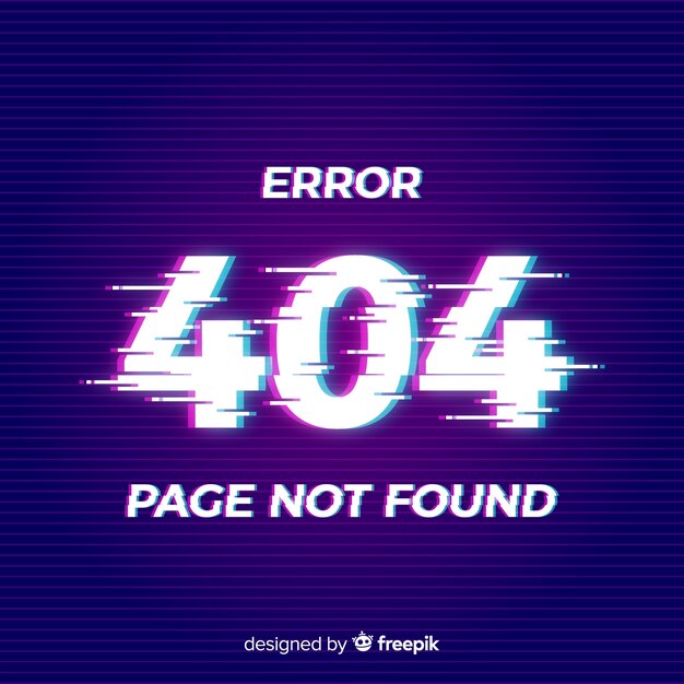 Fondo página de error 404 en fallo técnico