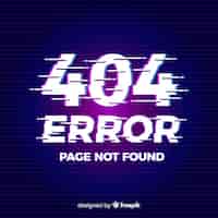 Vector gratuito fondo página de error 404 en fallo técnico