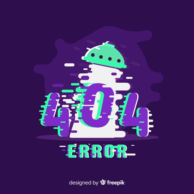 Fondo página de error 404 en fallo técnico