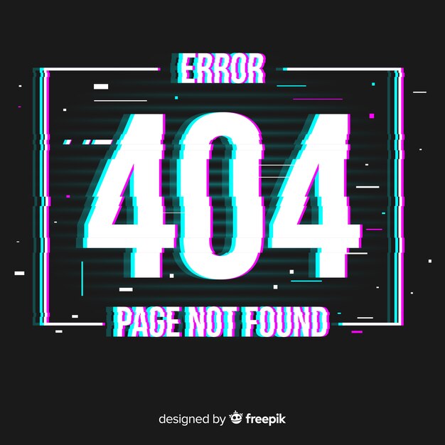 Fondo página de error 404 en fallo técnico