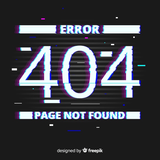 Fondo página de error 404 en fallo técnico