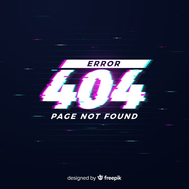Fondo página de error 404 en fallo técnico