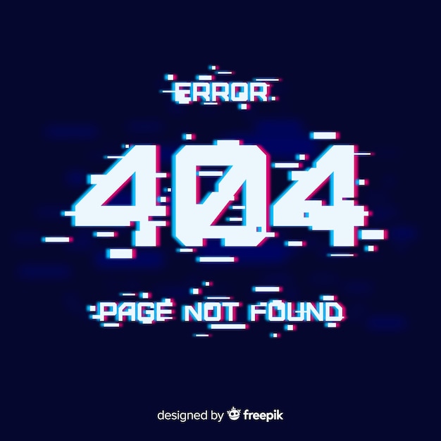 Fondo página de error 404 en fallo técnico