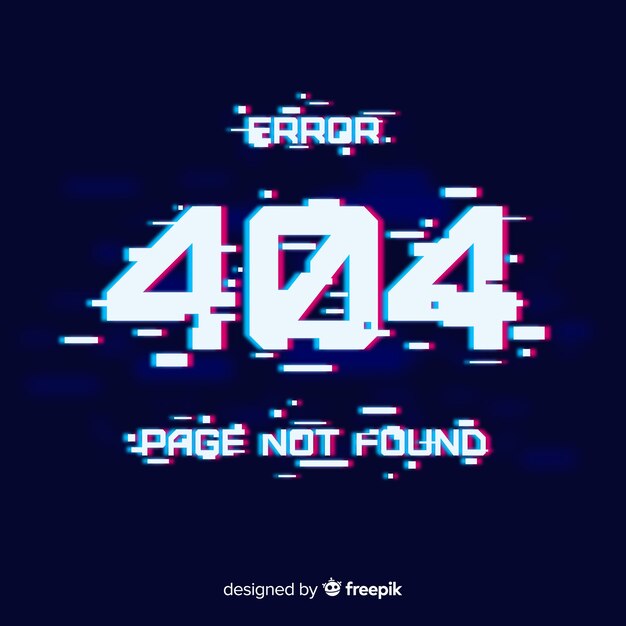 Fondo página de error 404 en fallo técnico