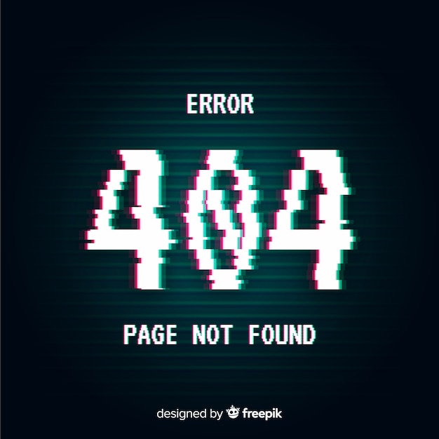 Fondo página de error 404 en fallo técnico