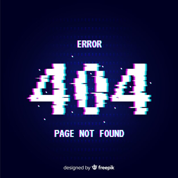 Fondo página de error 404 en fallo técnico