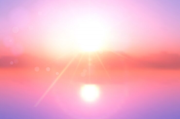 Vector gratuito fondo del paisaje al atardecer