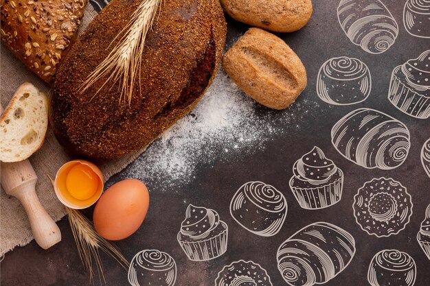 Fondo de panadería