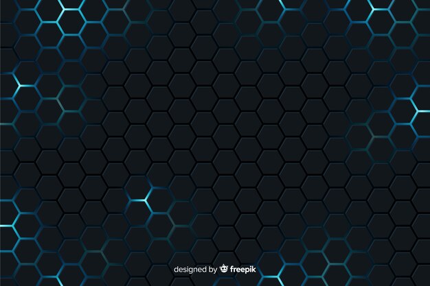 Fondo de panal futurista