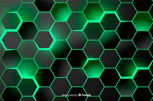 Fondo de panal verde