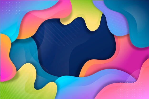 Fondo de pantalla abstracto colorido mínimo