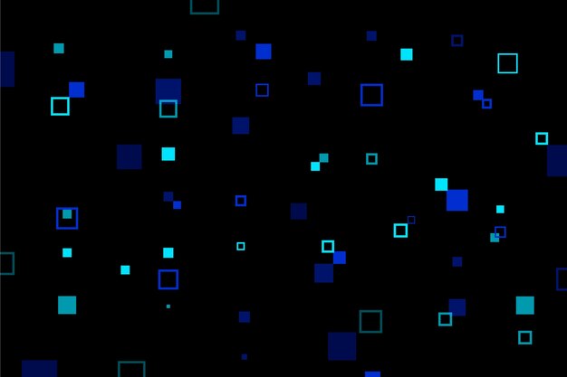 Fondo de pantalla abstracto lluvia de píxeles
