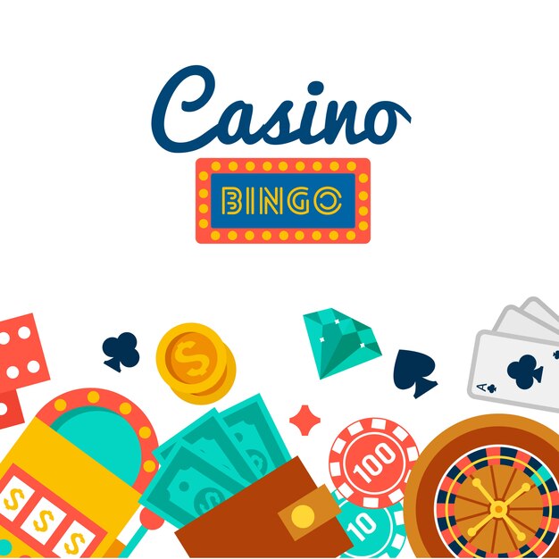 Fondo de pantalla de casino con elementos de poker.